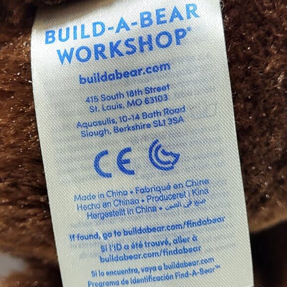 BUILD-A-BEAR WORKSHOP Brown Sammy The Squirrel 16" Plush 2020 - Picture 6 of 6